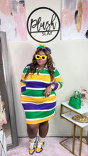 Load image into Gallery viewer, Mardi Gras Mambo Dress