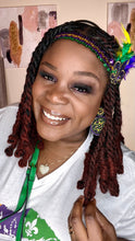 Load image into Gallery viewer, Mardi Gras Sequins Stretch Head Band
