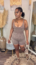 Load image into Gallery viewer, Lounge Romper mocha sm-xl