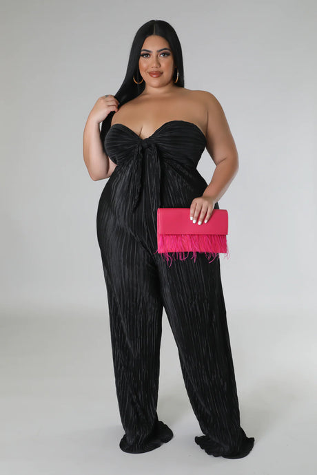 Come Here Jumpsuit Black(1x-3x)