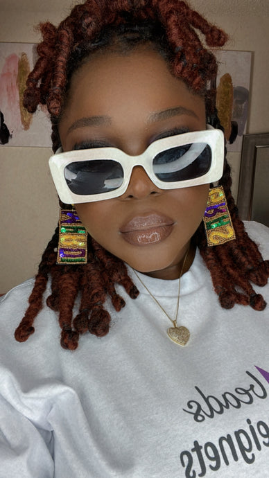 “Mardi Gras” Earrings